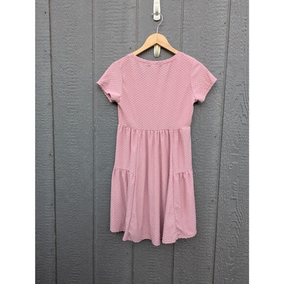 NWT Roller Coaster Pink cottage coquette demure dress M blush girly dainty - Picture 4 of 4